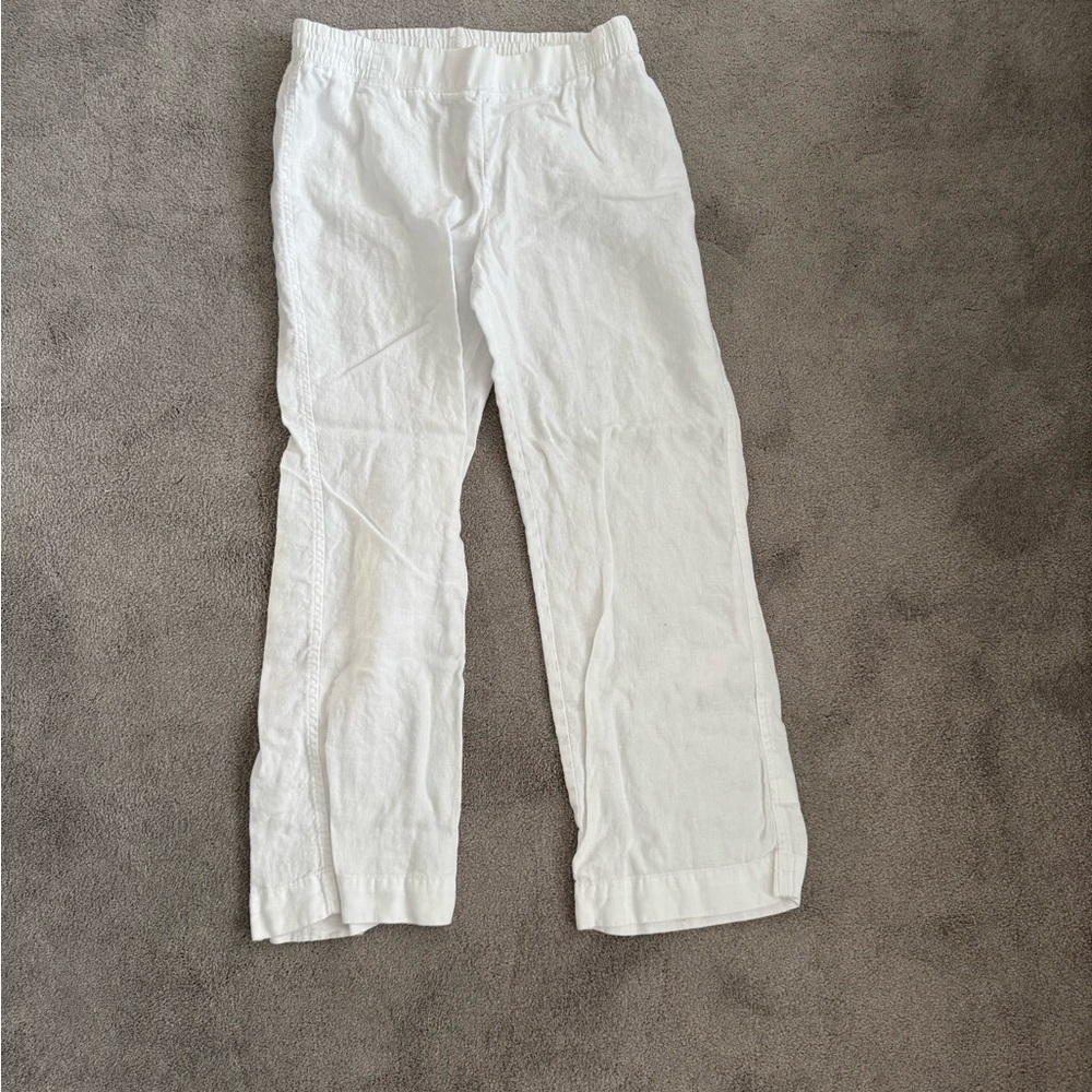 Lilly Pulitzer White Linen Pants